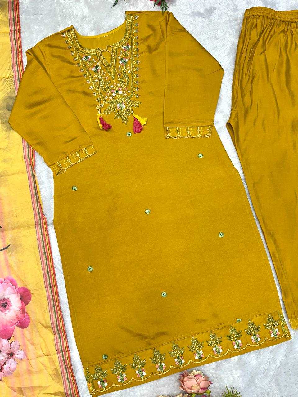 Ynf Heavy Roman Silk KESH148 061 Suits & Dresses Wedding Collections Festive Collections Wholesale Designer dresses Embroidered Dresses Silk Dresses Manufacturer