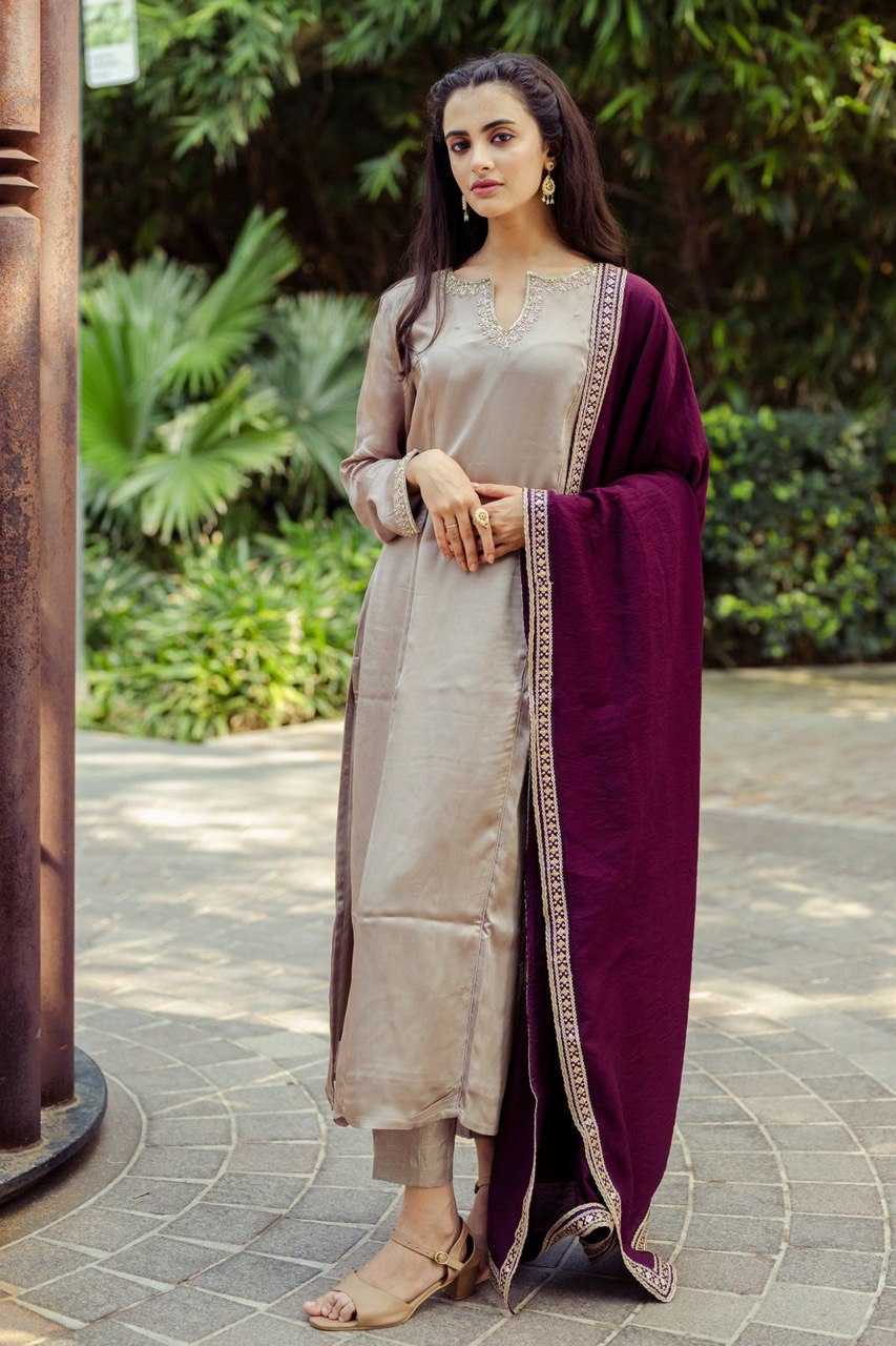 Ynf Heavy Roman Silk KESH346 MMC02 Suits & Dresses Wedding Collections Festive Collections Wholesale Embroidery Suits Ladies Silk Suit Party wear suits Manufacturer