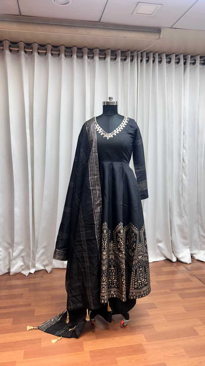 Ynf Heavy Roman Silk KESH417 41001 Suits & Dresses Wedding Collections Festive Collections Wholesale Silk Dresses Gown Dresses Wedding Outfits Manufacturer