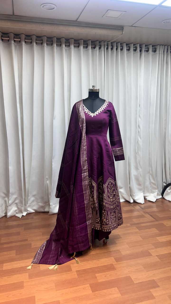 Ynf Heavy Roman Silk KESH417 41002 Suits & Dresses Wedding Collections Festive Collections Wholesale Silk Dresses Gown Dresses Wedding Outfits Manufacturer