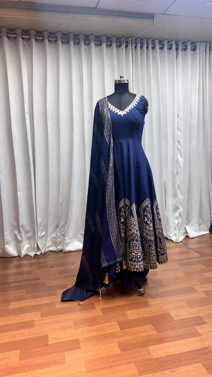 Ynf Heavy Roman Silk KESH417 41003 Suits & Dresses Wedding Collections Festive Collections Wholesale Silk Dresses Gown Dresses Wedding Outfits Manufacturer