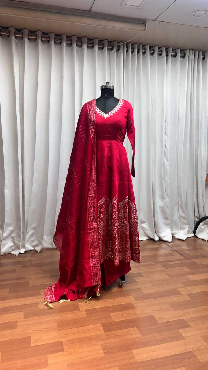 Ynf Heavy Roman Silk KESH417 41004 Suits & Dresses Wedding Collections Festive Collections Wholesale Silk Dresses Gown Dresses Wedding Outfits Manufacturer