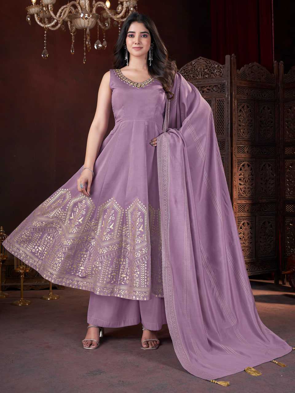 Ynf Heavy Roman Silk KESH417 41011 Suits & Dresses Diwali Collections Wedding Collections Wholesale Printed Suits Ladies Silk Suit Wedding Outfits Manufacturer