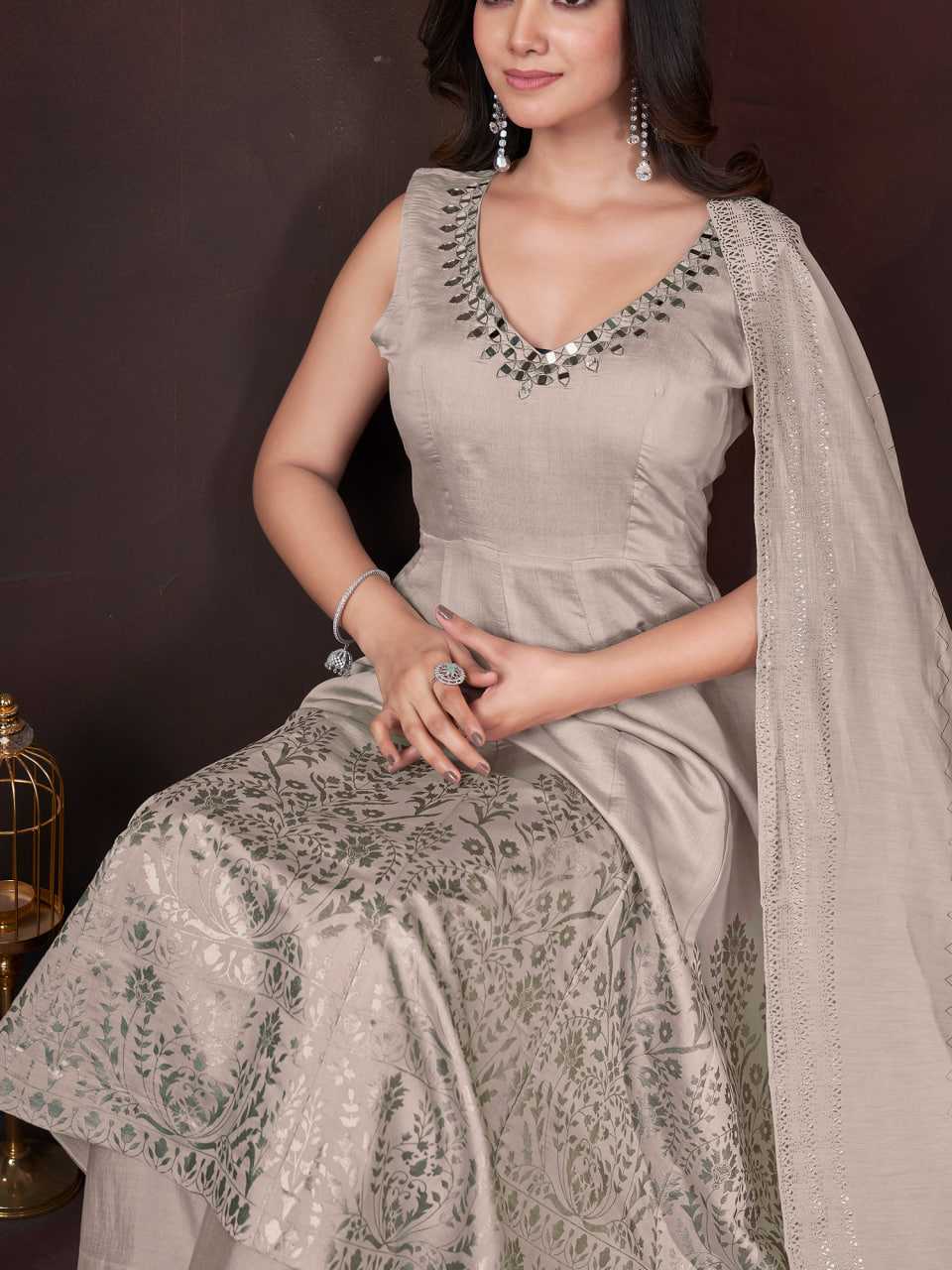 Ynf Heavy Roman Silk KESH417 41012 Suits & Dresses Wedding Collections Festive Collections Wholesale Printed Suits Ladies Silk Suit Ethnic Dresses Manufacturer