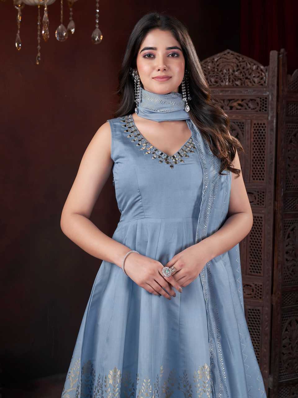 Ynf Heavy Roman Silk KESH417 41013 Suits & Dresses Wedding Collections Festive Collections Wholesale Ethnic Dresses Silk Dresses Wedding Outfits Manufacturer