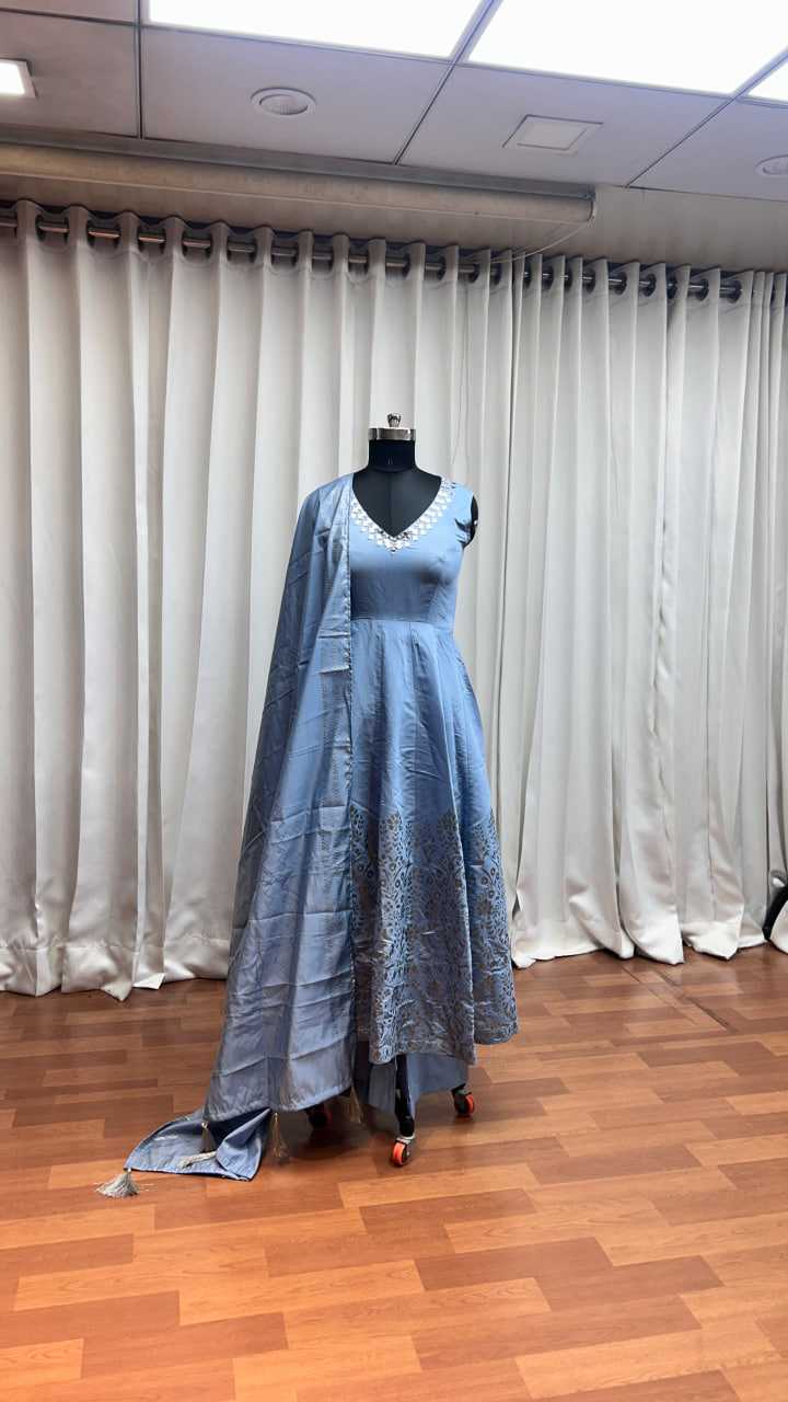 Ynf Heavy Roman Silk KESH417 41013 Suits & Dresses Wedding Collections Festive Collections Wholesale Ethnic Dresses Silk Dresses Wedding Outfits Manufacturer