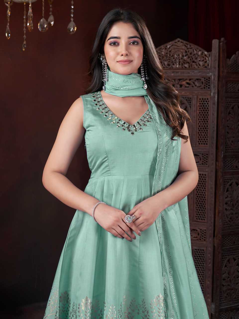 Ynf Heavy Roman Silk KESH417 41014 Suits & Dresses Wedding Collections Festive Collections Wholesale Ethnic Dresses Silk Dresses Wedding Outfits Manufacturer