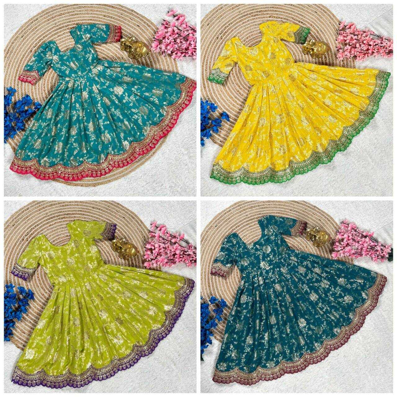 Ynf Heavy Silk KESH109 RRK115 Kids Wear Wholesale Kids Lehenga Embroidered Frock Kids Ghagra Choli Manufacturer