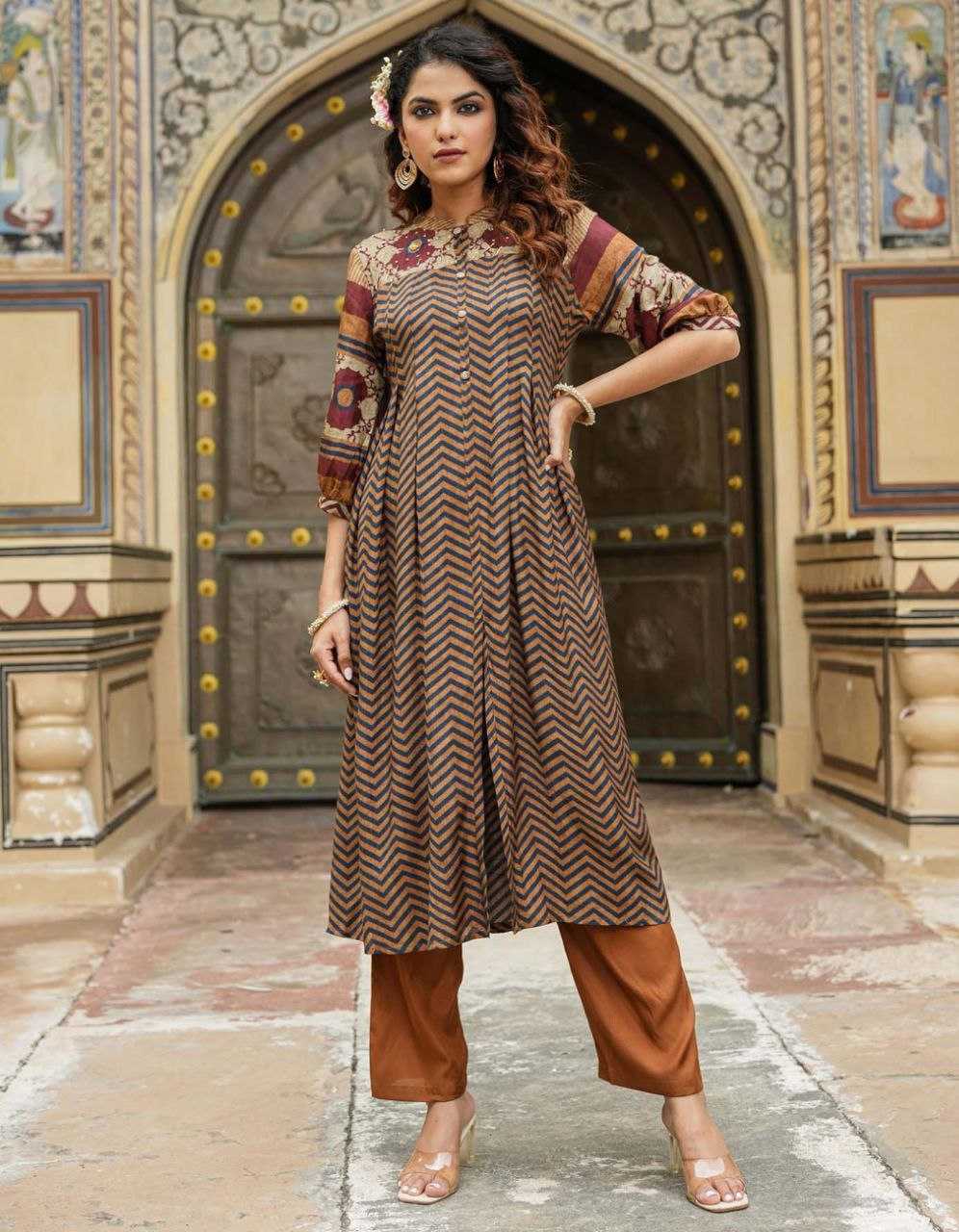 Ynf Heavy Silk KESH352 KVD 24 Kurti Wholesale Casual Kurtis Workwear Kurtis Printed Kurtis Manufacturer