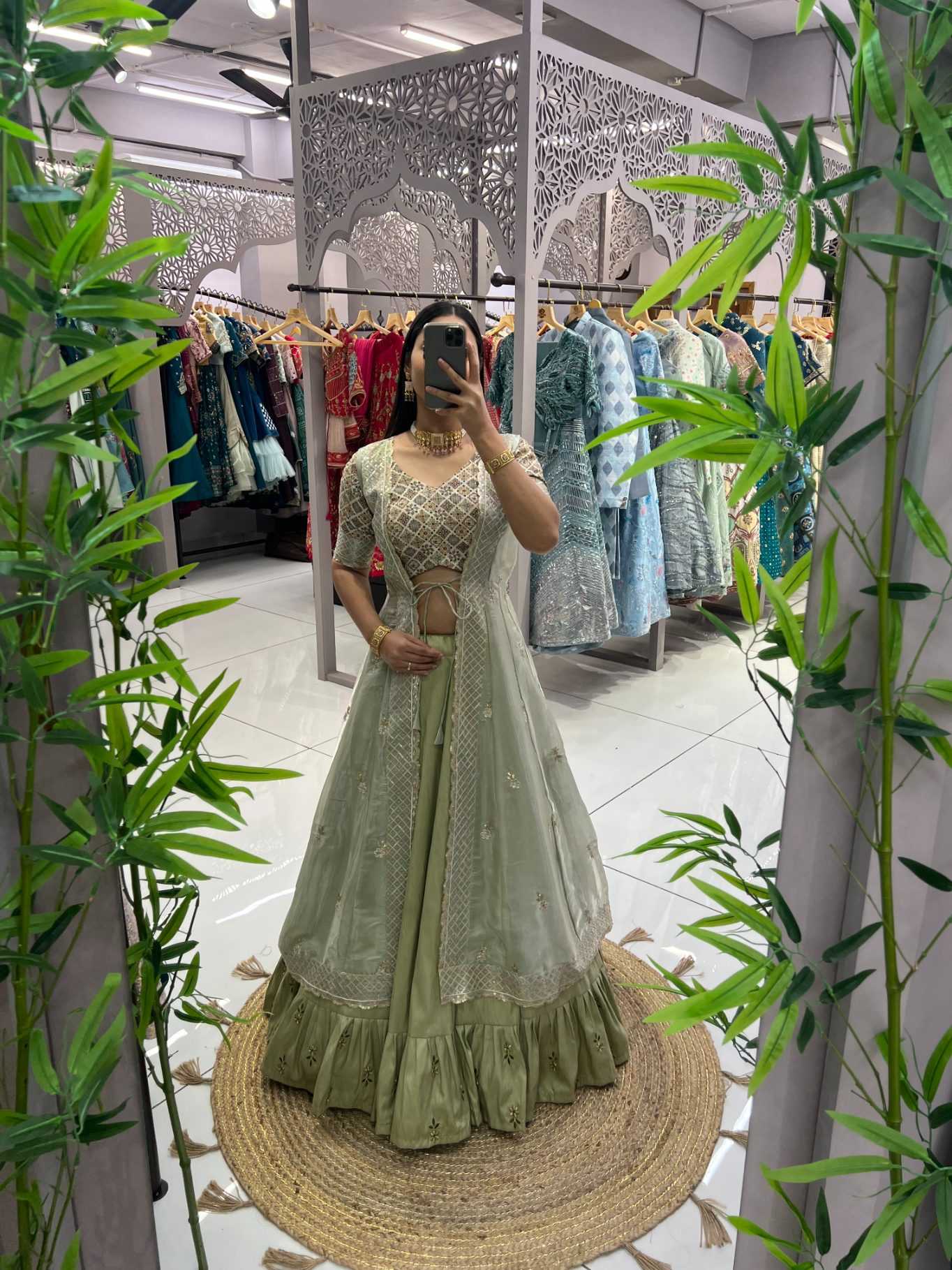 Ynf Heavy Silk KESH406 598 PISTA Lehengas Wholesale Fancy Lehenga Embroidered Lehenga Lehenga With Cape Manufacturer