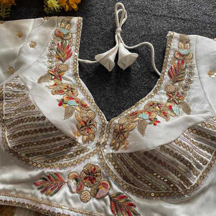 Ynf Italian Silk RIN117 221 Readymade Blouses Rakhi Collections Wedding Collections Wholesale Sequence Embroidery Blouse Designer Blouse Silk Blouse Manufacturer