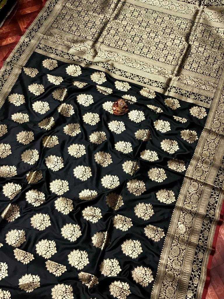 Ynf Jacquard KESH183 BLACK COLLECTION 2 Silk Sarees Wholesale Banarasi Silk Sarees Heavy Silk Sarees Banarasi Silk Sarees With Zari Work Manufacturer