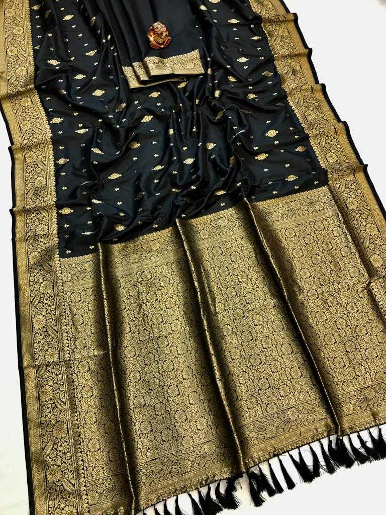 Ynf Jacquard KESH183 BLACK COLLECTION Silk Sarees Wholesale Banarasi Silk Sarees Heavy Silk Sarees Banarasi Silk Sarees With Zari Work Manufacturer