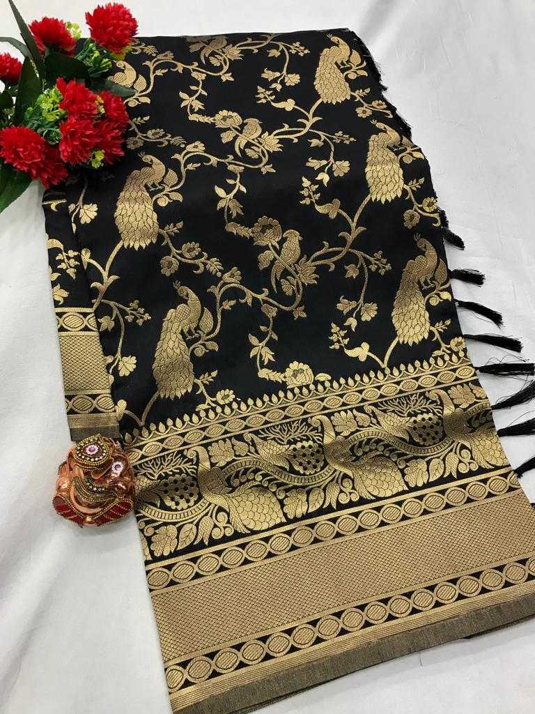 Ynf Jacquard KESH183 BLACK COLLECTION Silk Sarees Wholesale Banarasi Silk Sarees Heavy Silk Sarees Banarasi Silk Sarees With Zari Work Manufacturer