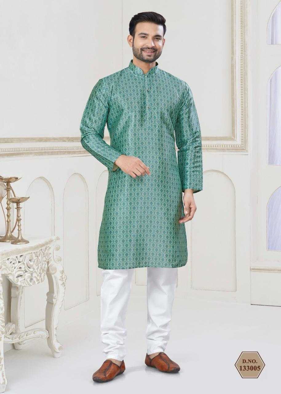 Ynf Jacquard KESH358 Venmer Vol 133 Mens Wear Diwali Collections Festive Collections Wholesale Mens Kurtas Men Kurta Pajama Silk Kurta Manufacturer