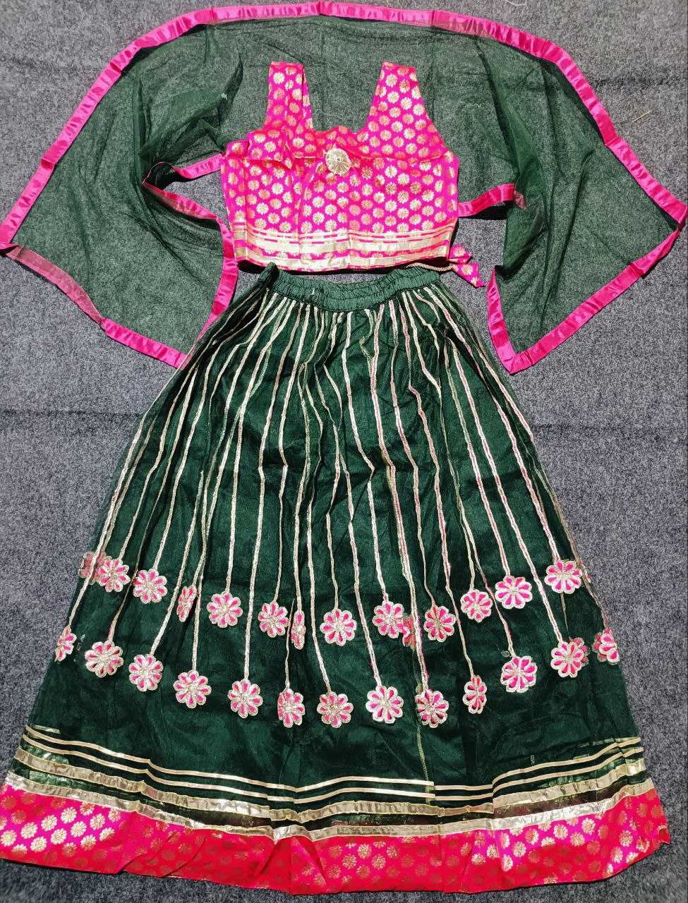 Ynf Jacquard KESH461 72 Kids Wear Wedding Collections Festive Collections Wholesale Kids Ghagra Choli Kids Lehenga Choli Kids Wedding Outfits Manufacturer