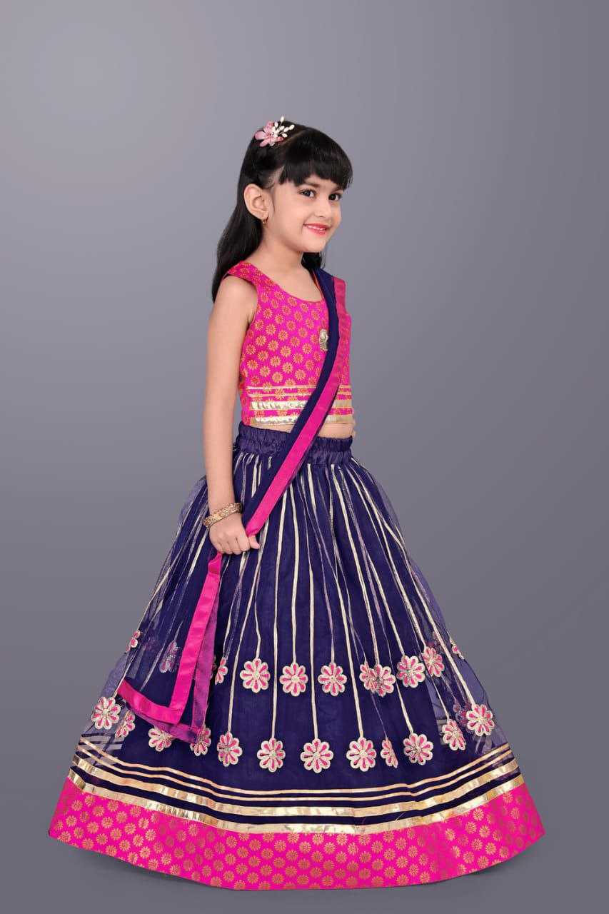 Ynf Jacquard KESH461 72 Kids Wear Wedding Collections Festive Collections Wholesale Kids Ghagra Choli Kids Lehenga Choli Kids Wedding Outfits Manufacturer