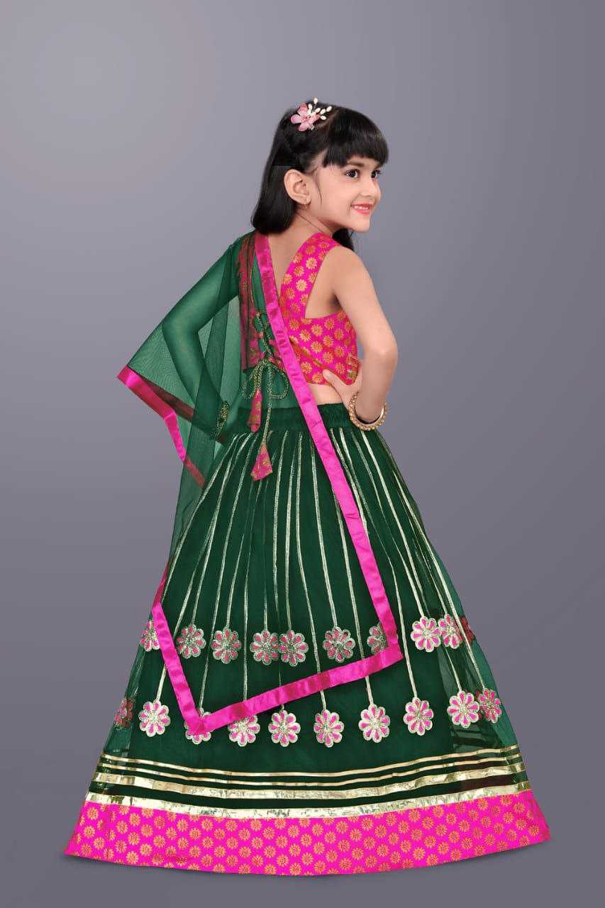 Ynf Jacquard KESH461 72 Kids Wear Wedding Collections Festive Collections Wholesale Kids Ghagra Choli Kids Lehenga Choli Kids Wedding Outfits Manufacturer