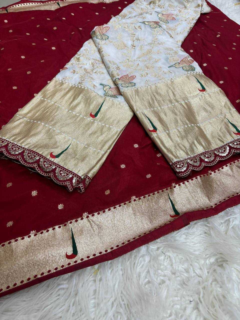 Ynf Jacquard RIN124 Paithani Half saree Lehengas Wedding Collections Festive Collections Wholesale Designer Lehenga Lehenga With Dupatta Lehenga With Blouse Manufacturer