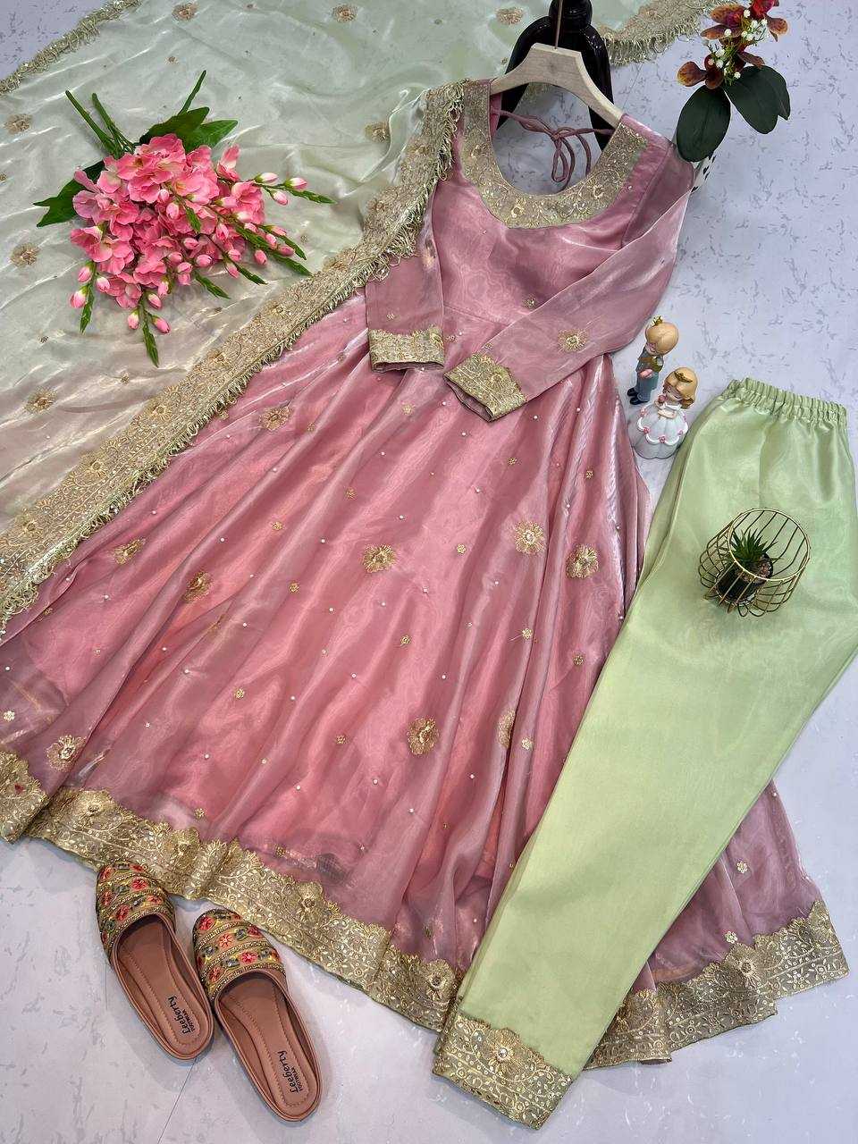 Ynf Jimmy Choo KESH169 632 Suits & Dresses Wedding Collections Festive Collections Wholesale Embroidery Suits Anarkali Suits Party wear suits Manufacturer