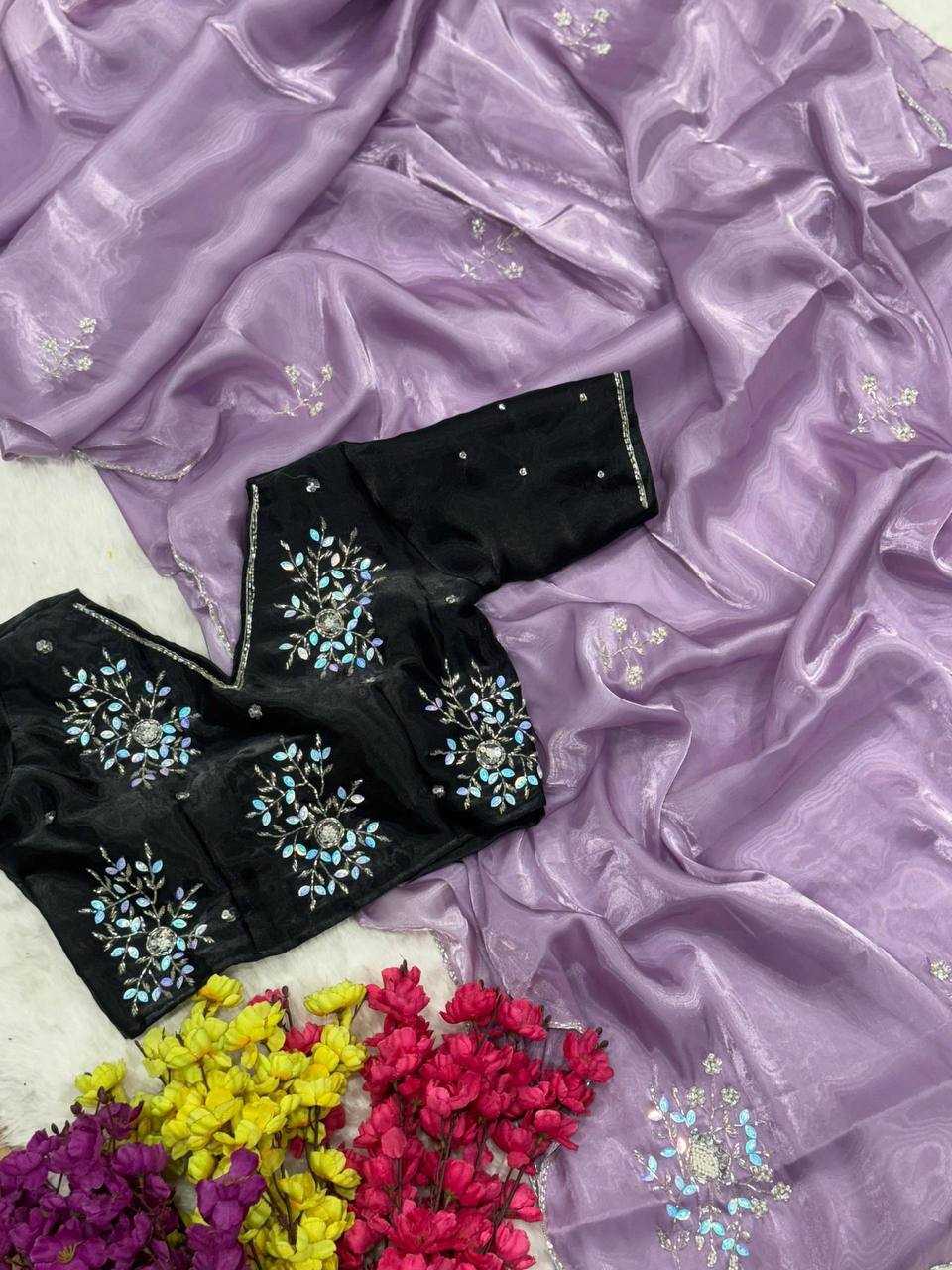 Ynf Jimmy Choo RIN107 JIYA Sarees Wholesale Designer Sarees Jimmy Choo Sarees Hand Work Sarees Manufacturer