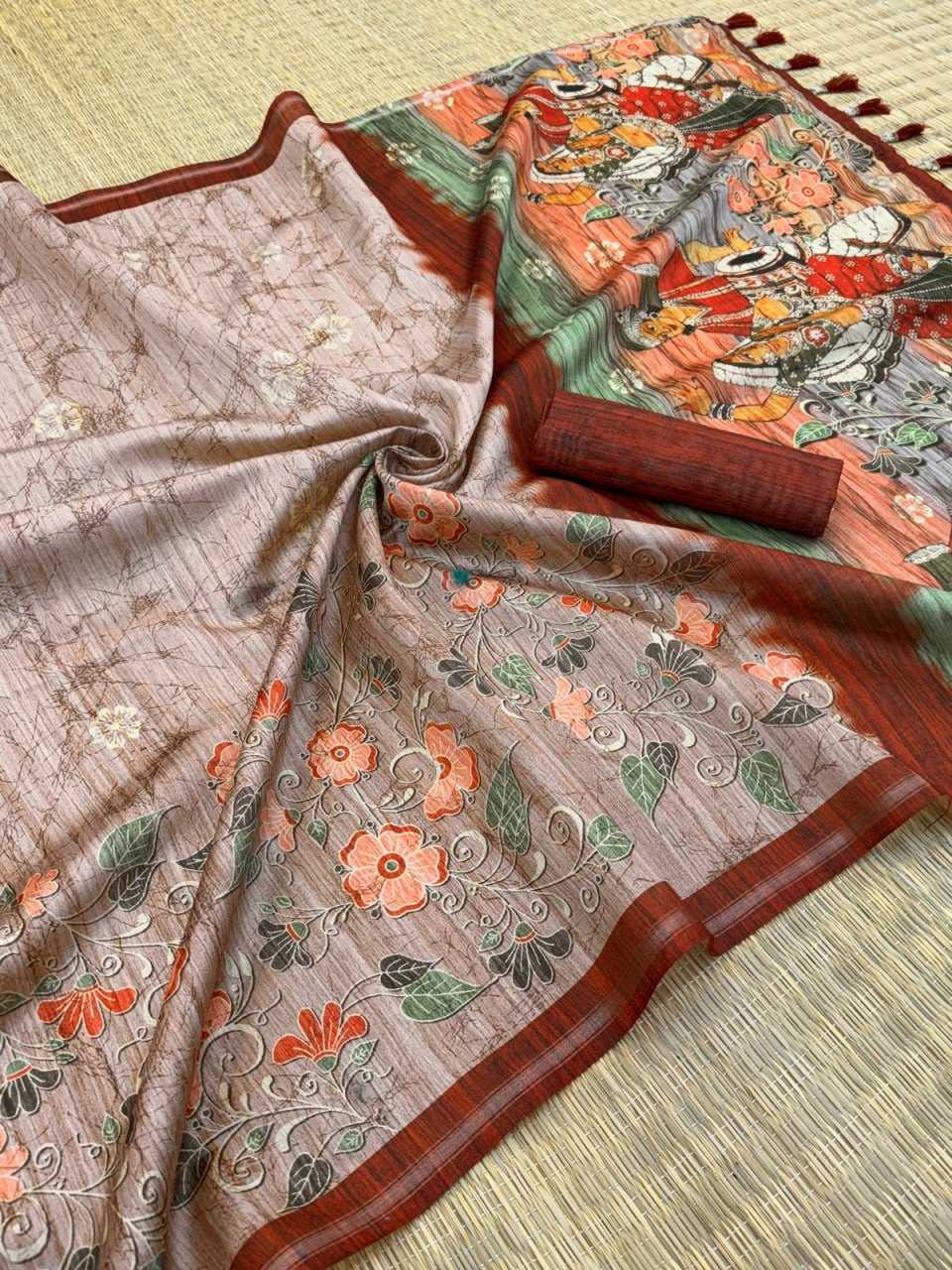 Ynf Katki Silk Sarees RIN116 REW02 Silk Sarees Wedding Collections Festive Collections Wholesale Printed Silk Saree Fancy Silk Sarees Zari Border Silk Sarees Manufacturer