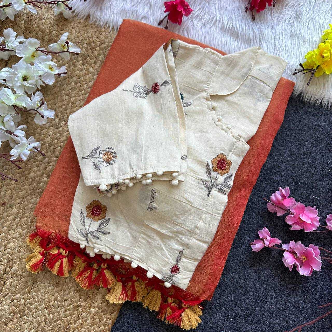 Ynf Khadi Cotton KESH405 HK19 Sarees Diwali Collections Festive Collections Wholesale Cotton Sarees Festive Sarees Sarees With Blouse Manufacturer