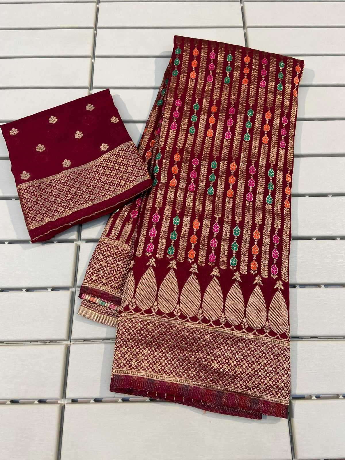 Ynf Khadi RIN101 ANT18 Silk Sarees Wedding Collections Festive Collections Wholesale Khadi Silk Sarees Crepe Silk Saree Zari Border Silk Sarees Manufacturer