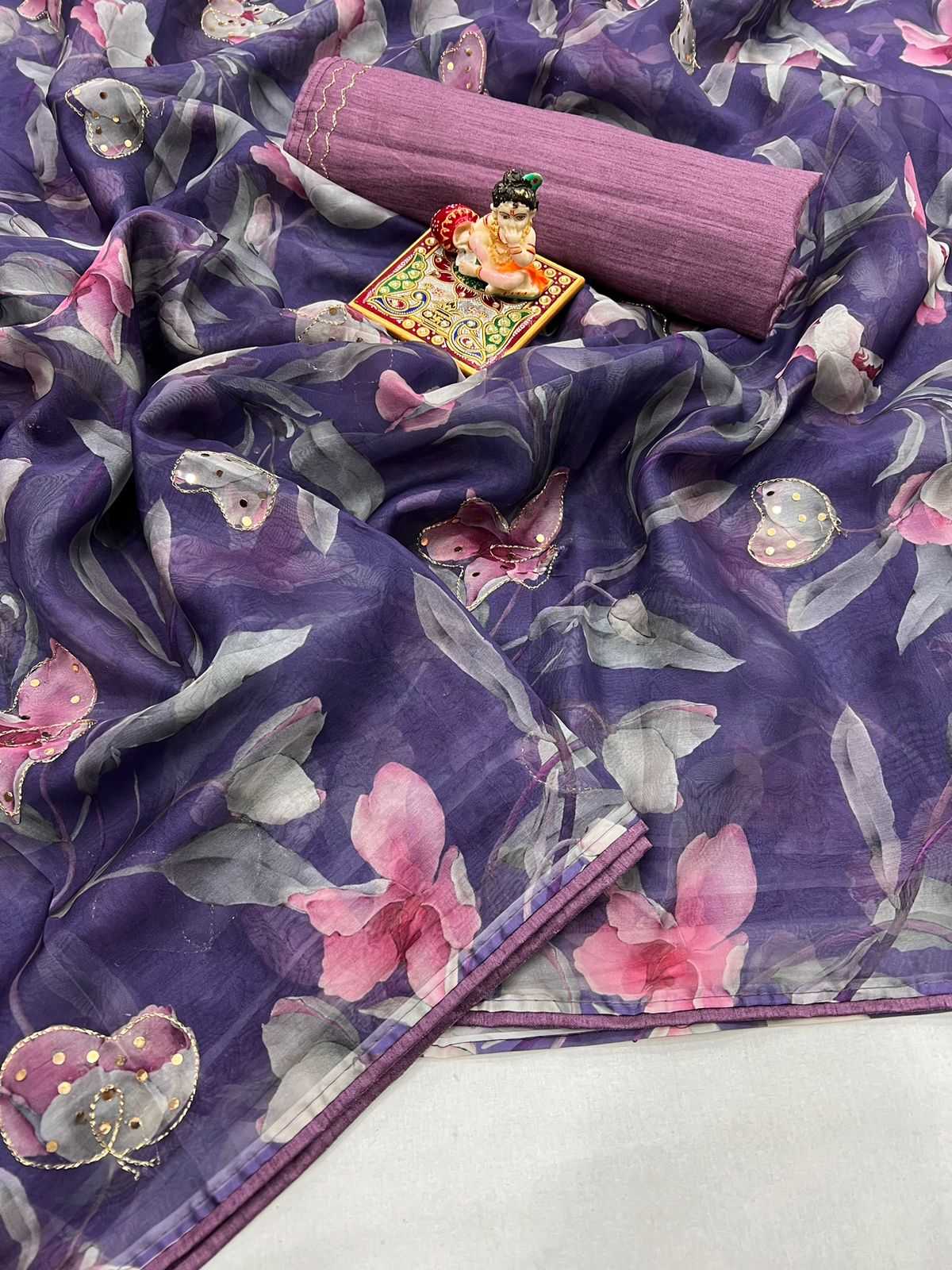 Ynf Kora Silk KESH263 SBI03 Sarees Diwali Collections Wedding Collections Wholesale Printed Sarees Kora Sarees Sarees With Blouse Manufacturer