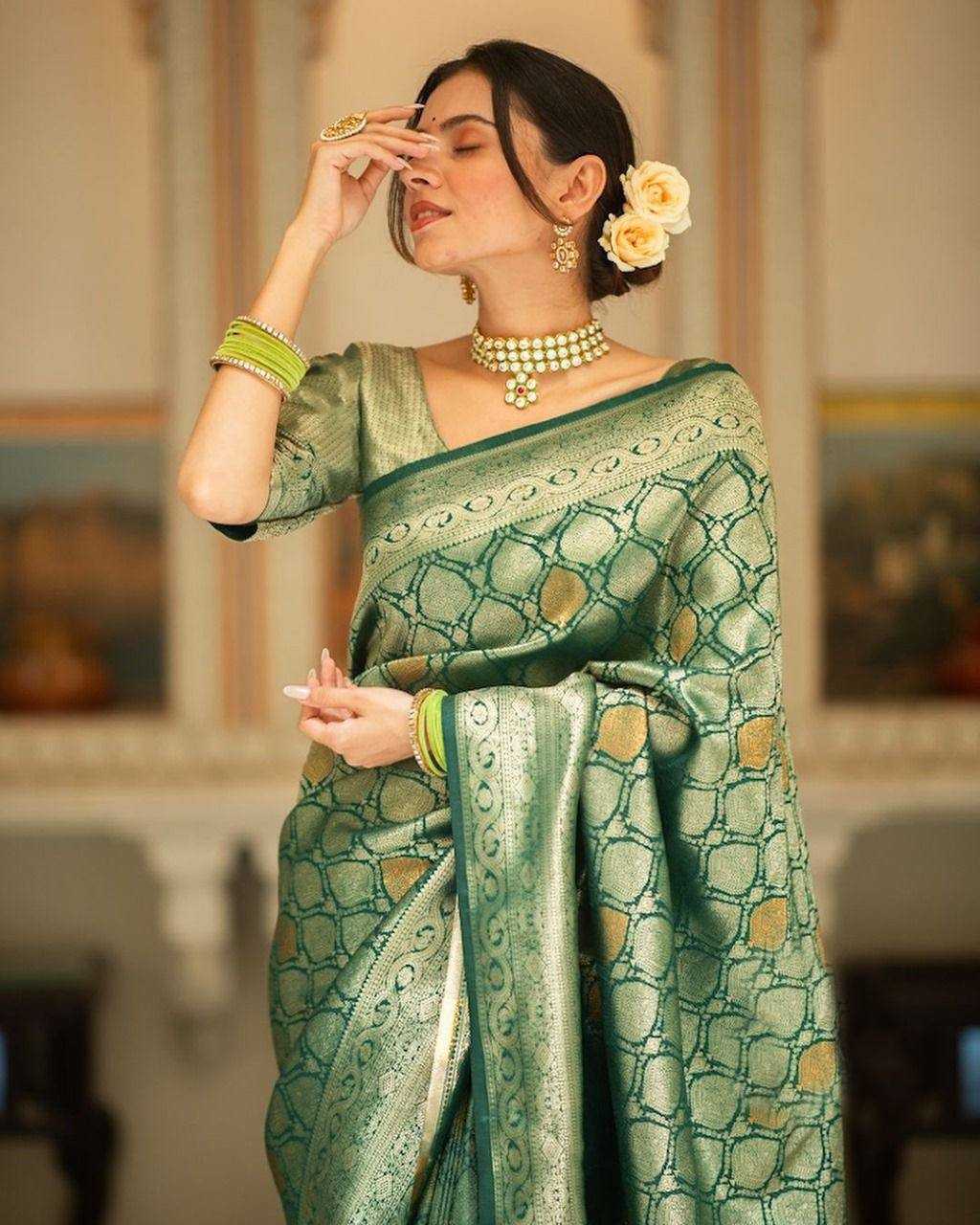 Ynf Lichi Silk KESH294 231 Sarees Wholesale Jacquard Saree Silk Sarees Sarees With Blouse Manufacturer