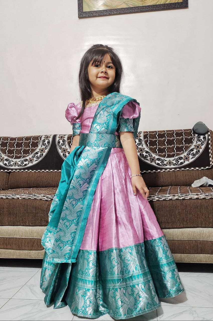 Ynf Lichi Silk RIN161 RPVR02 Kids Wear Wedding Collections Festive Collections Wholesale Kids Lehenga Kids Lehenga Choli Baby Girl Lehenga Manufacturer