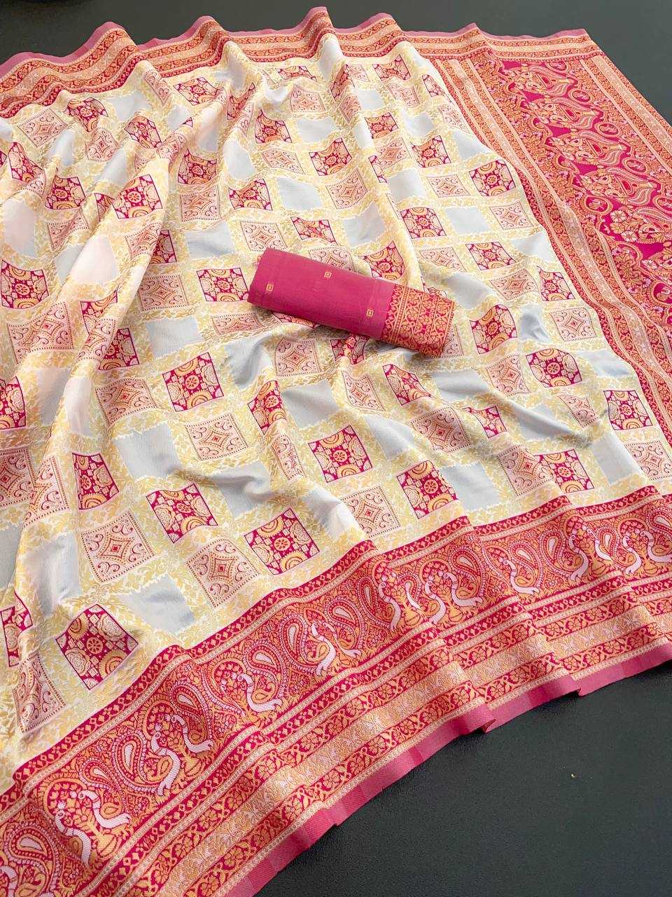 Ynf Lichi Silk RIN184 DOLA-LOOK Silk Sarees Wedding Collections Festive Collections Wholesale Soft Silk Sarees Party Wear Silk Sarees Silk Sarees For Weddings Manufacturer