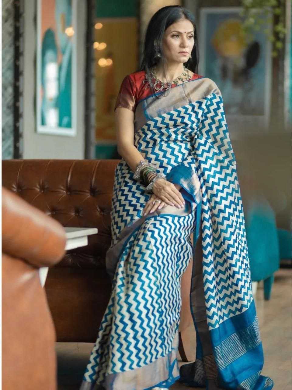 Ynf Linen KESH223 533 Sarees Wholesale Fancy Sarees Printed Sarees Linen Sarees Manufacturer