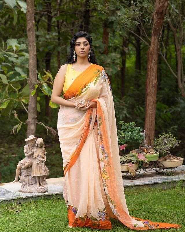 Ynf Linen KESH223 535 Sarees Wholesale Fancy Sarees Printed Sarees Linen Sarees Manufacturer