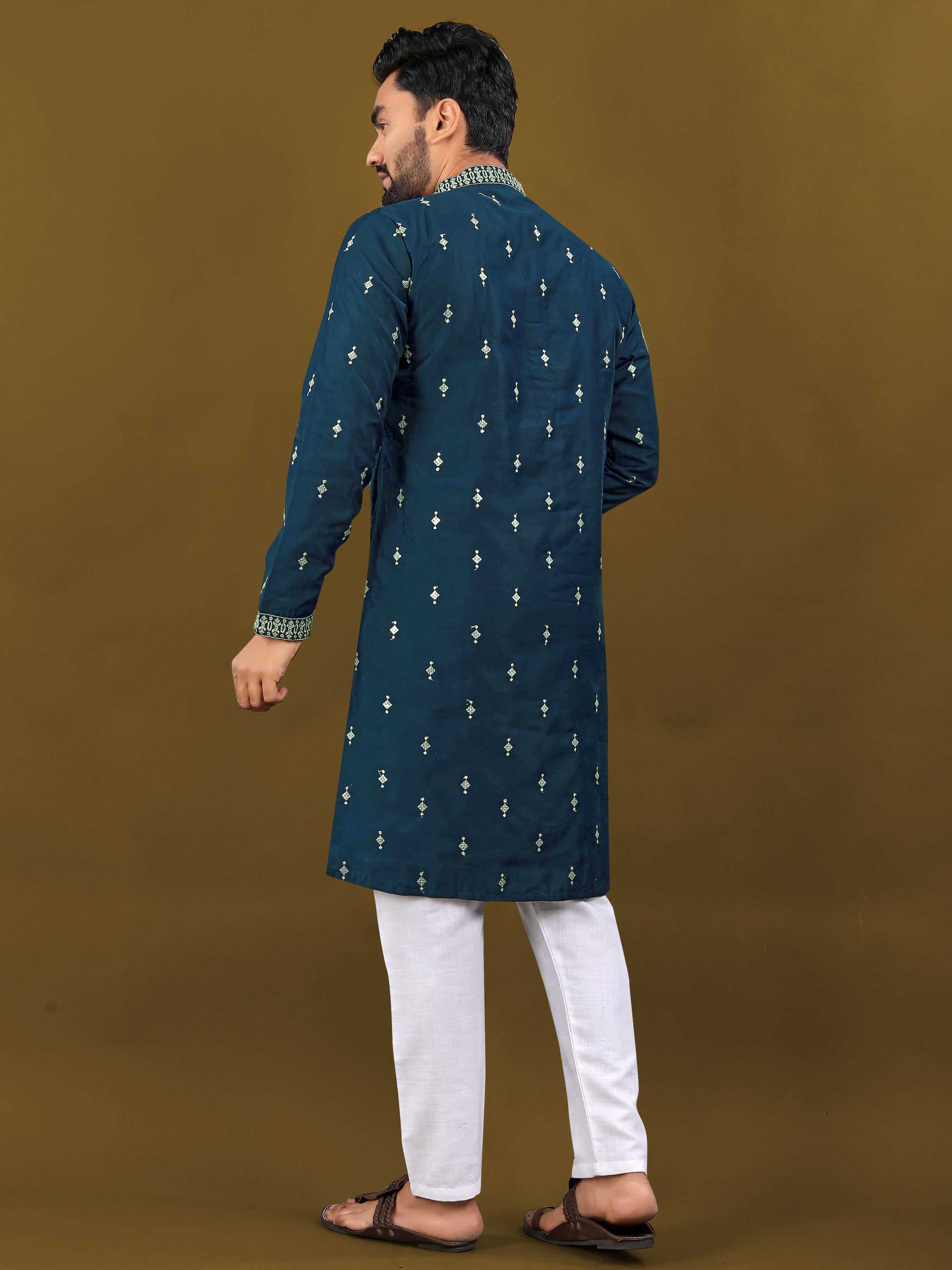 Ynf Malai Silk RIN111 SUVARN Mens Wear Wedding Collections Festive Collections Wholesale Mens Kurtas Mens Kurta Pyjama Silk Kurta Manufacturer