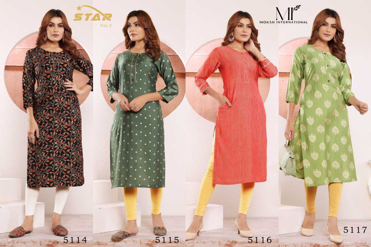 Ynf Maslin KESH471 Star Vol-2 Kurti Wedding Collections Festive Collections Wholesale Designer Kurtis Printed Kurtis Fancy Kurtis Manufacturer