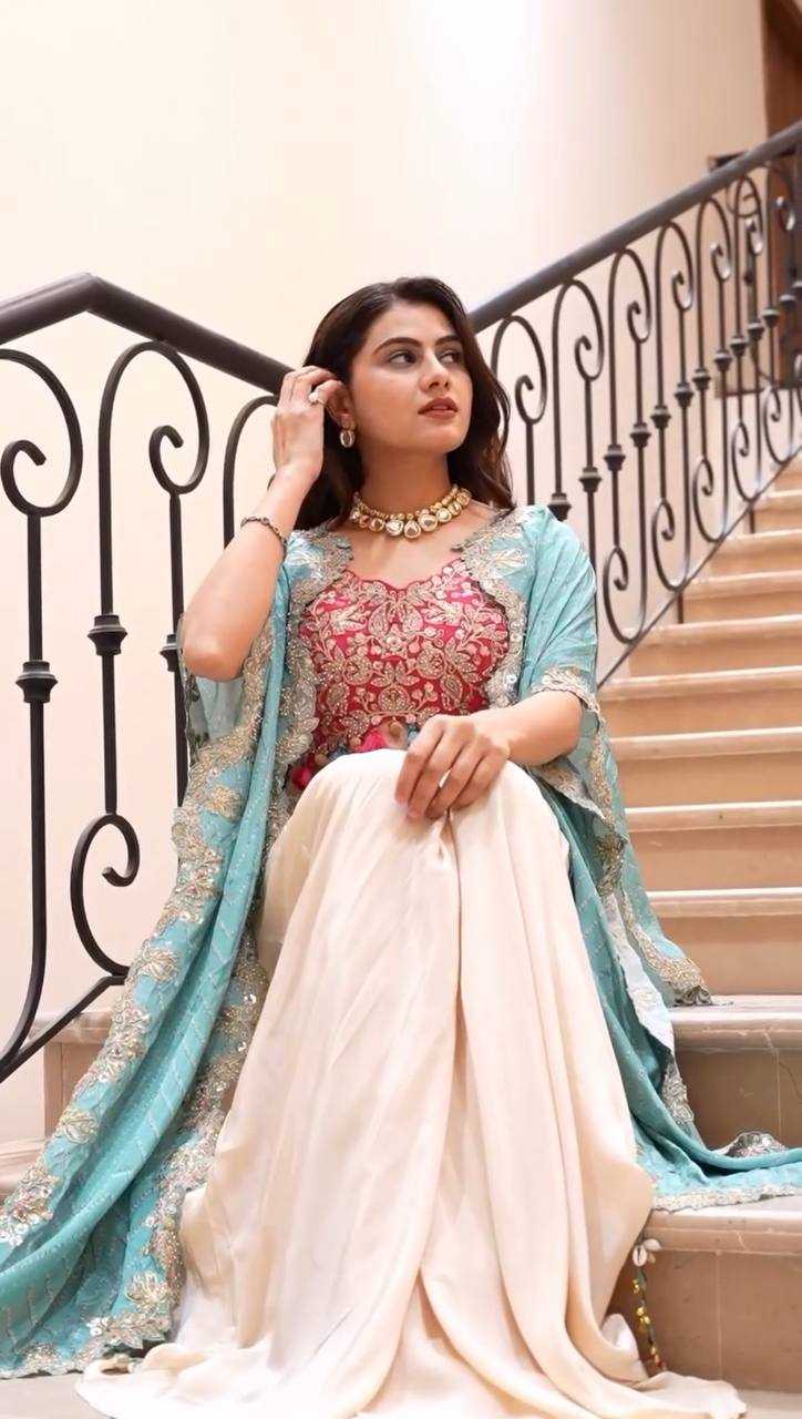 Ynf Mono Slub RIN110 308 Western Wears Wedding Collections Festive Collections Wholesale Co-ord Set Sangeet Outfits Wedding Outfits Manufacturer