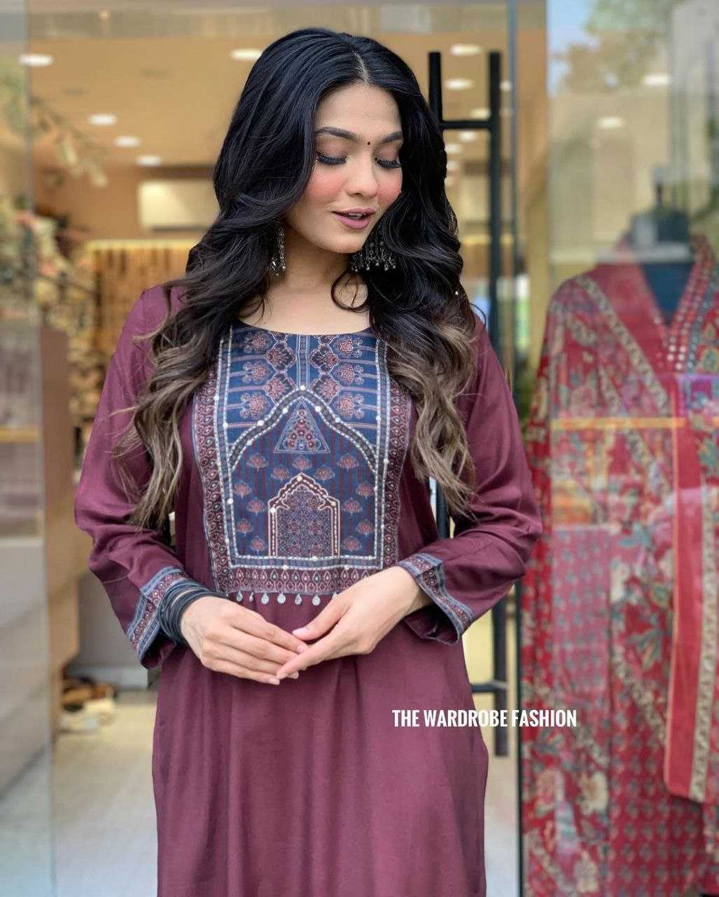 Ynf Muslin KESH352 KVD 19 Suits & Dresses Wholesale Ladies Suits Sharara Salwar Suits Printed Suits Handwork Suits Manufacturer