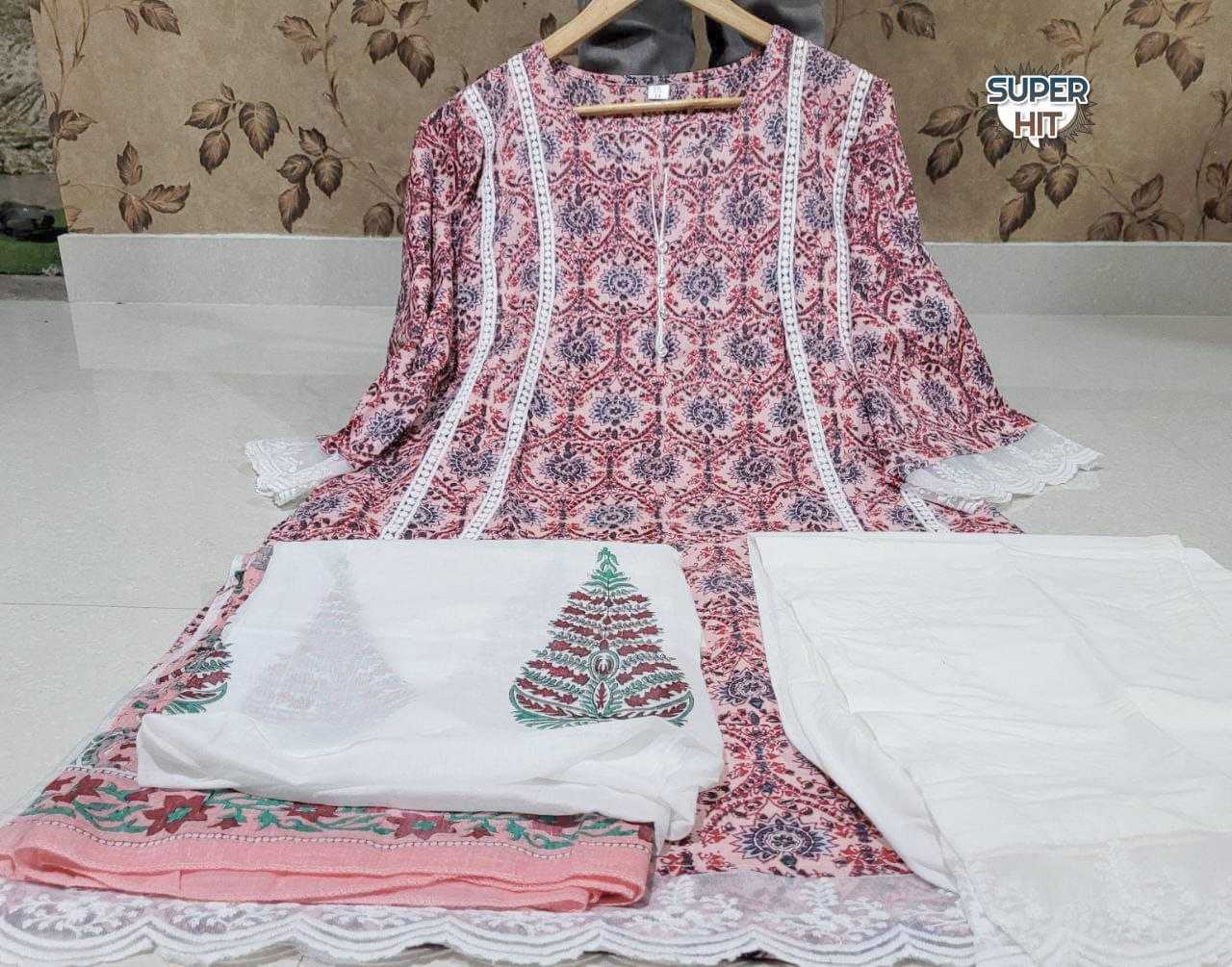 Ynf Muslin Silk KESH354 GMR10 Suits & Dresses Wholesale Ladies Suits Printed Suits A-Line Suits Manufacturer