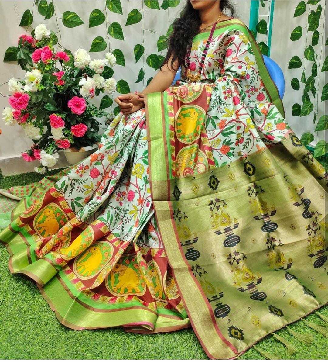 Ynf Mysore Silk KESH203 MTW01 Silk Sarees Wedding Collections Karwa Chauth Sarees Wholesale Soft Silk Sarees Printed Silk Saree Kalamkari Silk Sarees Manufacturer