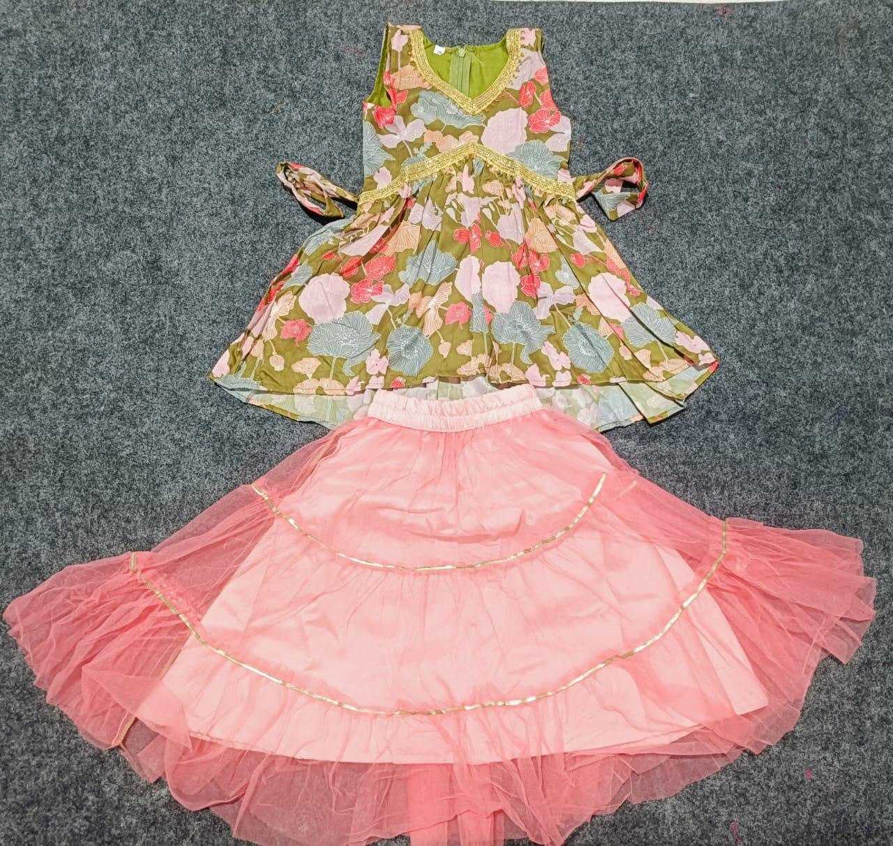 Ynf Net KESH358 SHE17 Kids Wear Diwali Collections Festive Collections Wholesale Girls Frock Girls Cotton Frocks Kids Designer Frock Manufacturer