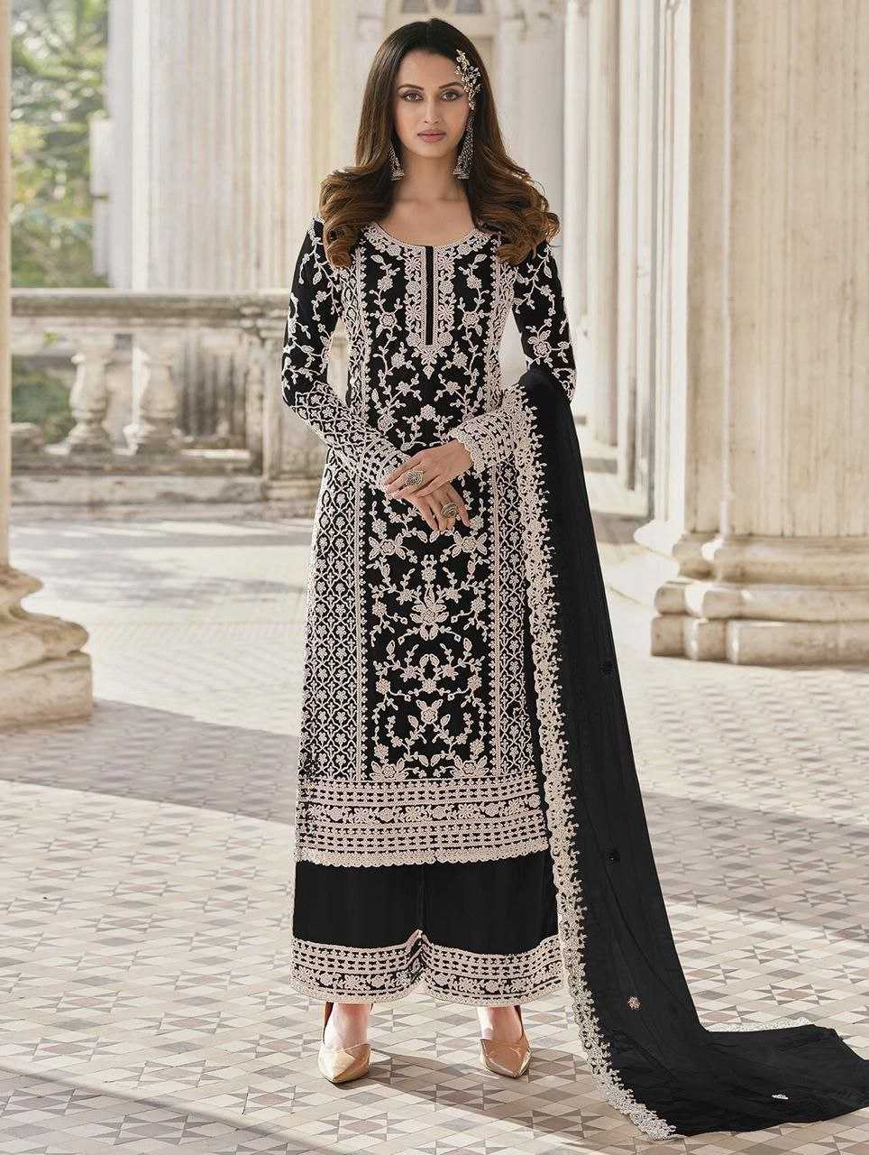 Ynf Net KESH414 1124 Suits & Dresses Wedding Collections Festive Collections Wholesale Embroidery Suits Palazzo Suit Net Suit Manufacturer