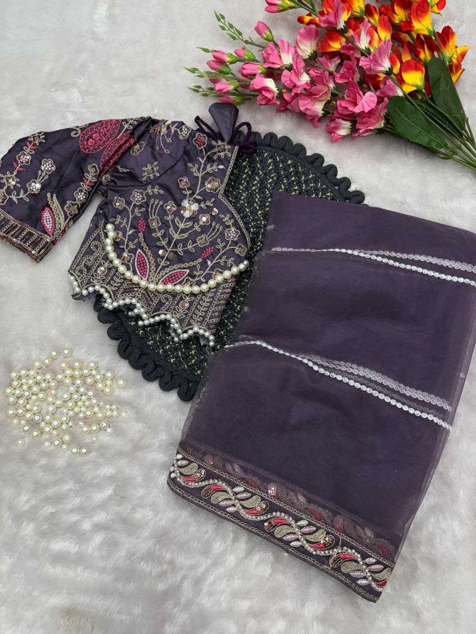 Ynf Net RIN106 ACS60 Sarees Wholesale Designer Sarees Party Wear Sarees Net Sarees Manufacturer