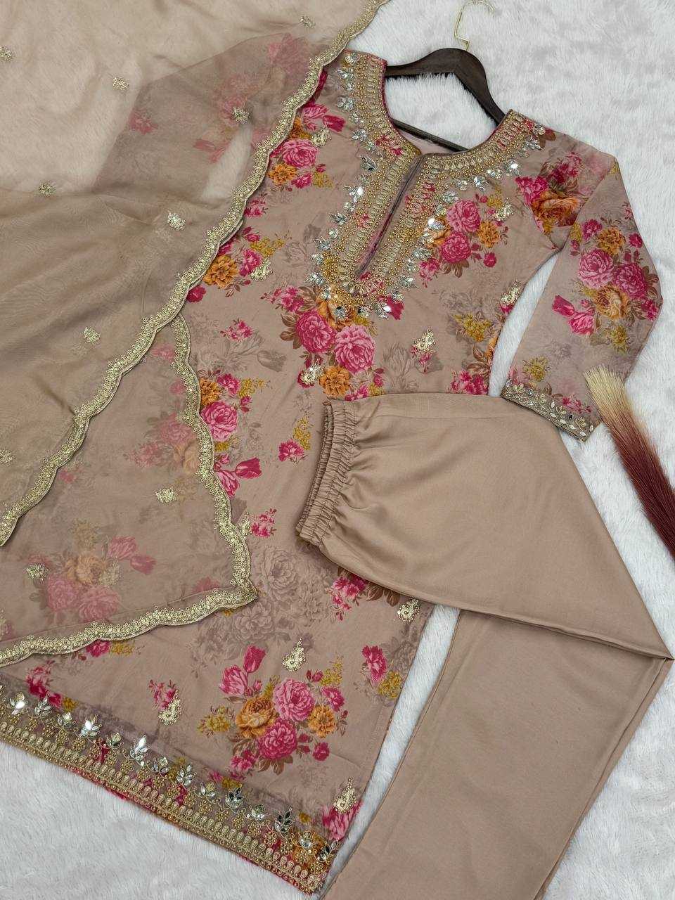 Ynf Organza KESH157 1682 Suits & Dresses Diwali Collections Festive Collections Wholesale Designer dresses Printed Dresses Embroidered Dresses Manufacturer