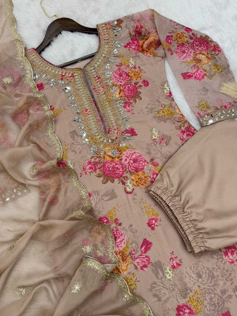 Ynf Organza KESH157 1682 Suits & Dresses Diwali Collections Festive Collections Wholesale Designer dresses Printed Dresses Embroidered Dresses Manufacturer