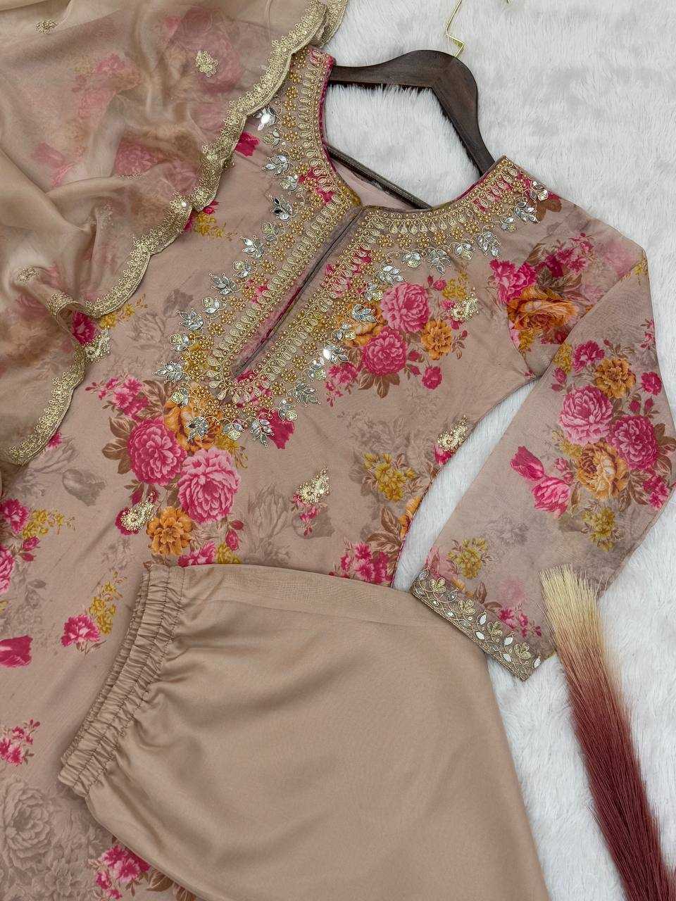 Ynf Organza KESH157 1682 Suits & Dresses Diwali Collections Festive Collections Wholesale Designer dresses Printed Dresses Embroidered Dresses Manufacturer