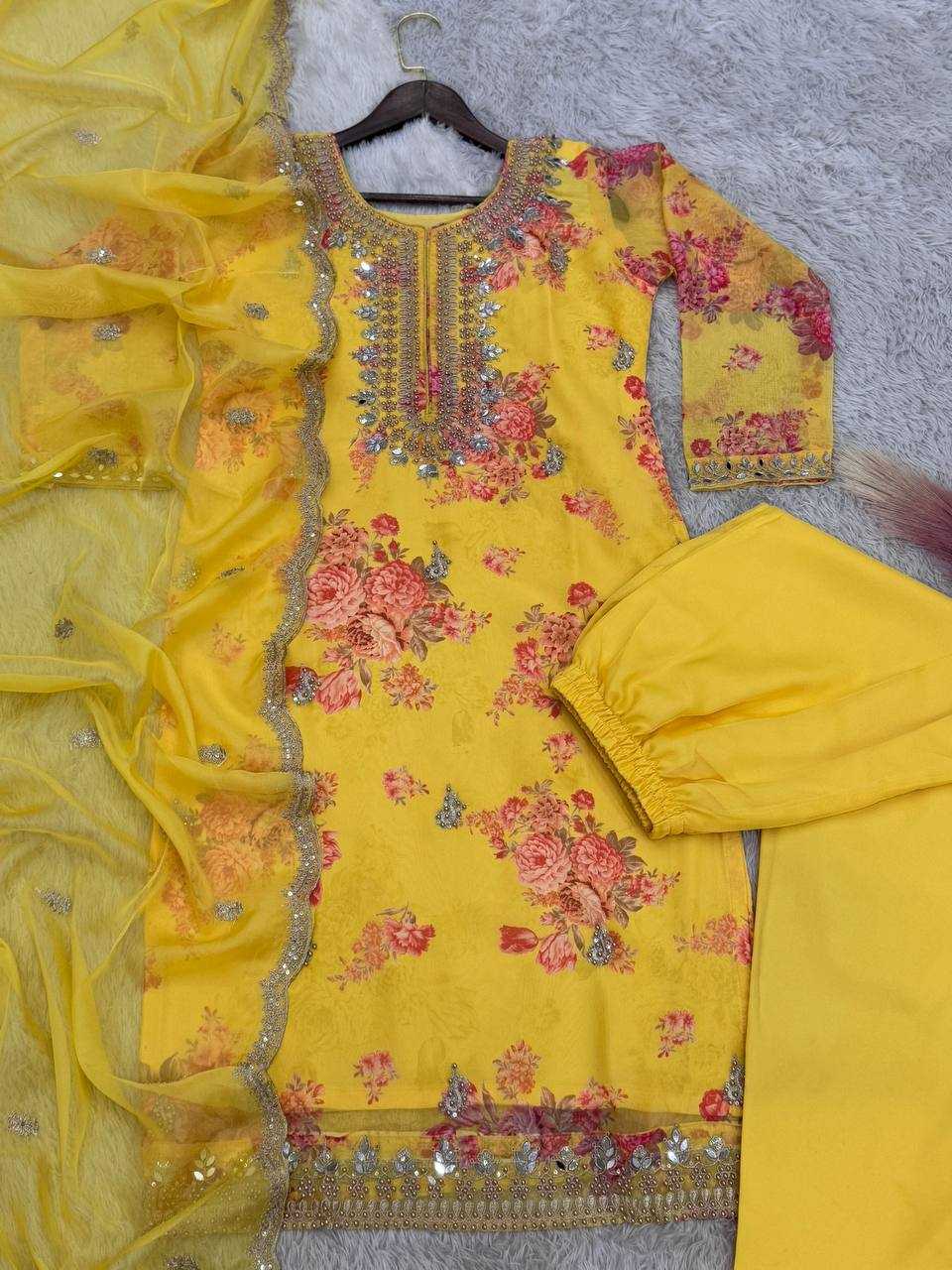 Ynf Organza KESH157 1682 Suits & Dresses Diwali Collections Festive Collections Wholesale Designer dresses Printed Dresses Embroidered Dresses Manufacturer