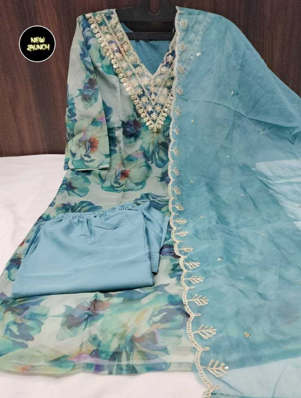 Ynf Organza KESH354 GRM71 Suits & Dresses Wholesale Embroidery Suits Party wear suits Zari Work Suit Manufacturer