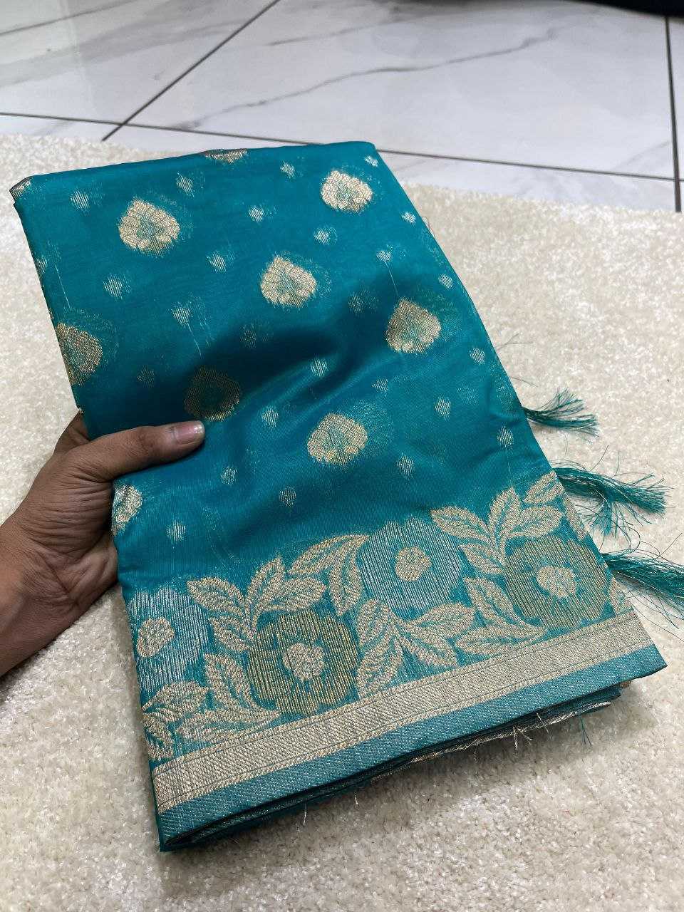 Ynf Organza RIN116 REW21 Sarees Wholesale Designer Sarees Zari Border Sarees Heavy Sarees Manufacturer