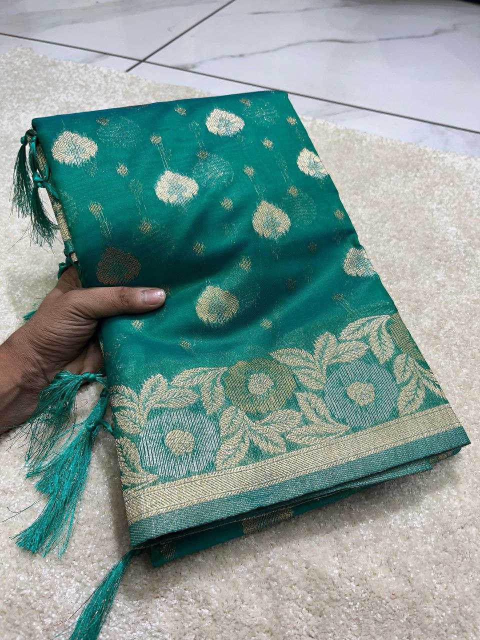 Ynf Organza RIN116 REW21 Sarees Wholesale Designer Sarees Zari Border Sarees Heavy Sarees Manufacturer